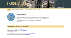 Desktop Screenshot of largentiere.fr